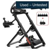 GTPLAYER Racing Wheel Stand Simulator Black