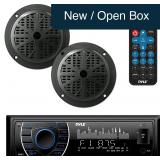 Pyle Marine Headunit Receiver Kit w/ 5.25'