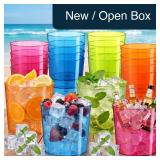 FillTouch 24-Pk Clear Plastic Ice Buckets 6L