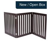 Espresso 60'W X 75'D X 24'H Dog Gate