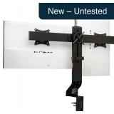 Kensington Dual Monitor Mount, C-Clamp, Black