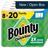 Bounty Quick Size Paper Towels, White, 12 Rolls