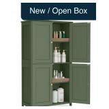 VASAGLE Floor Storage Cabinet, 42.7' H, 4 Doors