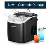 EUHOMY Portable Ice Maker 26Lbs/Day, Black