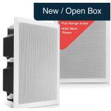Pyle 8' In-Ceiling Speakers 400W Flush Mount White