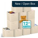 Reli. 11 Inch Cube Storage Bins 12-Pk 10.5x10.5