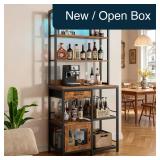 LIFECHOVY 67.7' Tall Bar Cabinet w/ Power Outlets