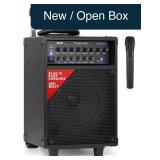 Pyle PA System 400W Bluetooth Speaker Set w/Handle