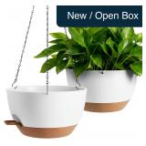 13-Inch Self-Watering Hanging Planters 2-Pk