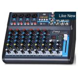 Pyle 8 Ch DJ Mixer Bluetooth USB DSP FX