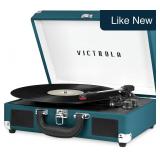 Victrola Bluetooth Suitcase Record Player - Blue