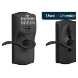 Schlage Electronic Keypad Lock Matte Black