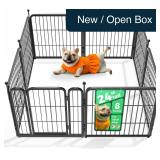 FXW Dog Playpen 24' H 8 Panels Indoor RV Camping
