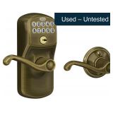 Schlage Electronic Keypad Lock, Plymouth Trim