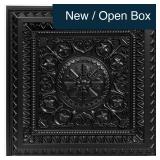 Art3d 24-Pk PVC Drop Ceiling Tiles 2x2 ft Black