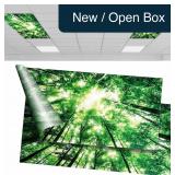 Amylove 2-Pk Fluorescent Light Covers 4x2ft