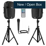 Pyle 10' PA System 1000W Bluetooth 2 Stands