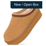 FITORY Women's Suede Mini Boots Size 8