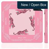 Hot Pink Tiger Mahjong Mat 31.5'x31.5' Non-Slip