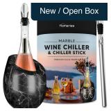 Homeries Marble Wine Chiller Bucket - Black