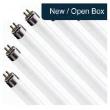 6-Pk 24' T8 17W Fluorescent Bulbs 4100K Cool White