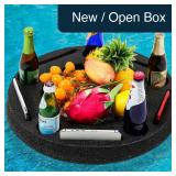 Qinyoung Large Floating Drink Holder Black 19.7'
