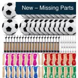 Ceenna 24-Pk Size 5 Soccer Balls Black White
