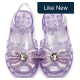 Girls' Jelly Sandals Closed Toe Beach Flat Sandals