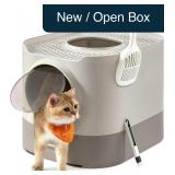 Feandrea XL Cat Litter Box, Slide-Out Tray
