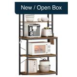 VASAGLE 6-Tier Baker's Rack 23.6' W with 6 Hooks