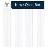 Dysmio 15W 18' T8 Fluorescent Tube Bulb 4-Pk