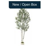 Alupssuc 6ft Artificial Olive Tree, Green Moss