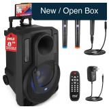 Pyle 8' Portable PA System 280W Bluetooth