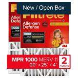 Filtrete 20x25x4 Air Filter MERV 11 2-Pk
