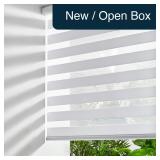 Persilux Cordless Zebra Blinds 34x64 White