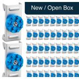 Zonon 100-Pk Soundproofing Isolation Clips, Blue