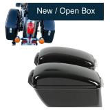 ECOTRIC 60L Motorcycle Saddle Bags - Black