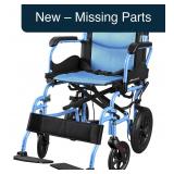 Lightweight Foldable Transport Wheelchair