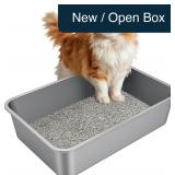 X-Large Stainless Steel Cat Litter Box