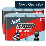 Scott Shop Towels Big Rolls, 24 Rolls, 60 Towels