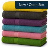 ZUPERIA 6-Pk Bath Towels 30'x60' 100% Cotton