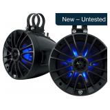 Rockville PT65BR 6.5' Bluetooth LED Speakers