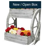 NestNature Wooden Wagon Planter Box 22.83'L