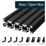 SeekLiny 4-Pk 2020 T-Slot Aluminum 1220mm Black