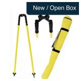 AdirPro Aluminum Prism Pole Bipod - Yellow