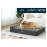 Jumbo Orthopedic Dog Bed 50' Dark Gray 7' Foam