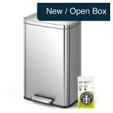 EKO Madison 13.2 Gal Stainless Steel Trash Can