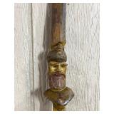 American Folk Art Mountain Man Staff