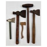 Max Hilborn Miniature Axe & 5 Vtg Tools