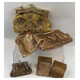 6 Vtg Whiting & Davis & Christiana Bags